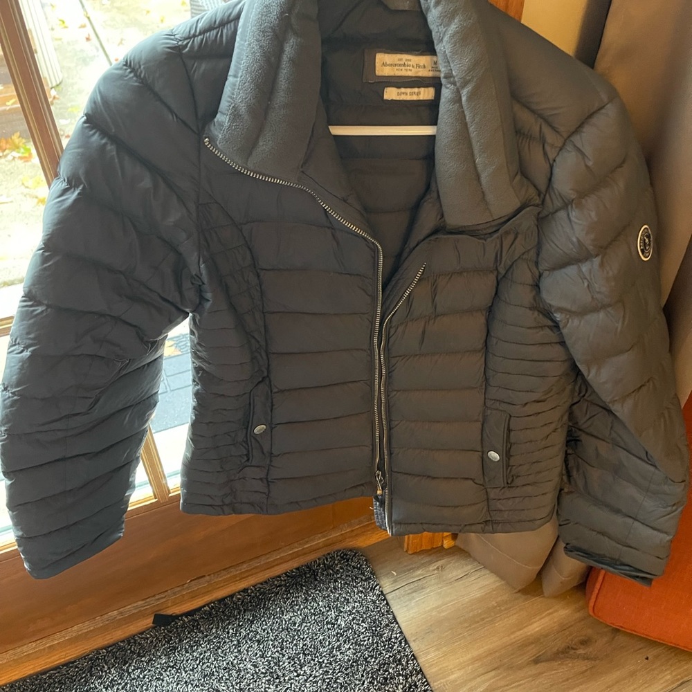 Abercrombie girls medium black coat